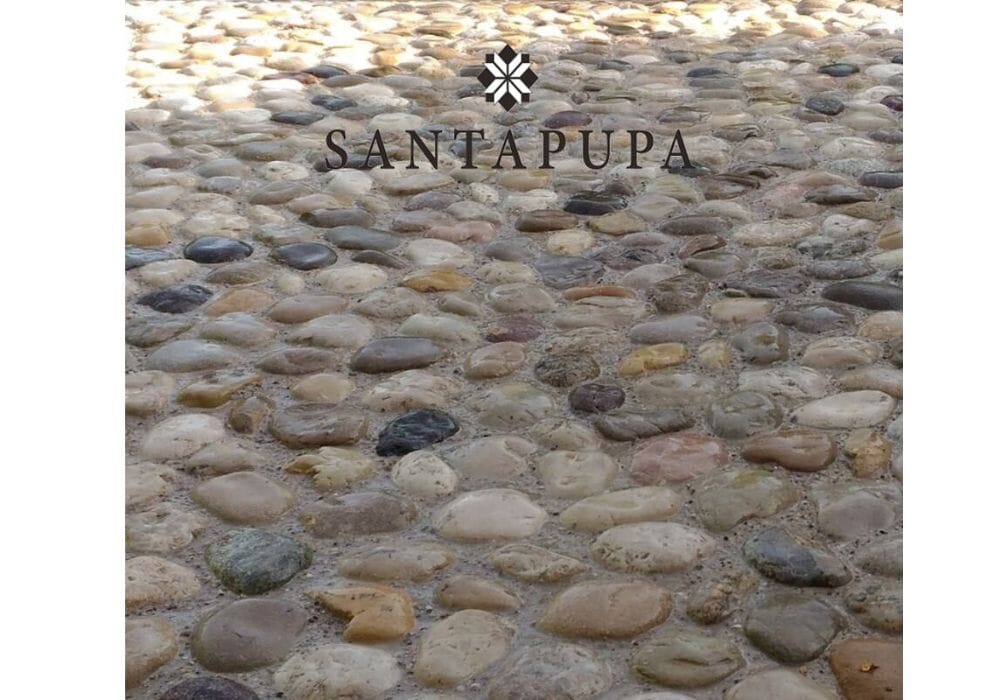 pietra ciottolo di fiume Santapupa