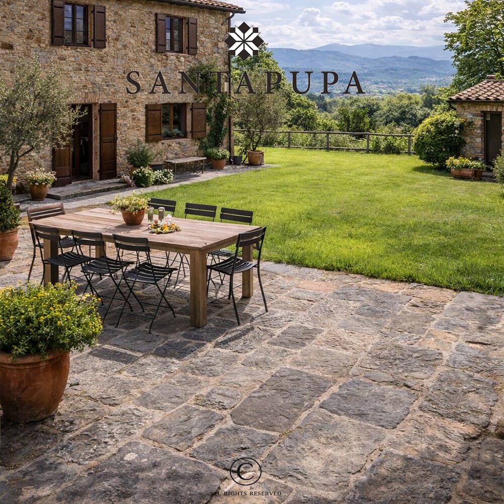 basole in pietra vulcanica da esterno