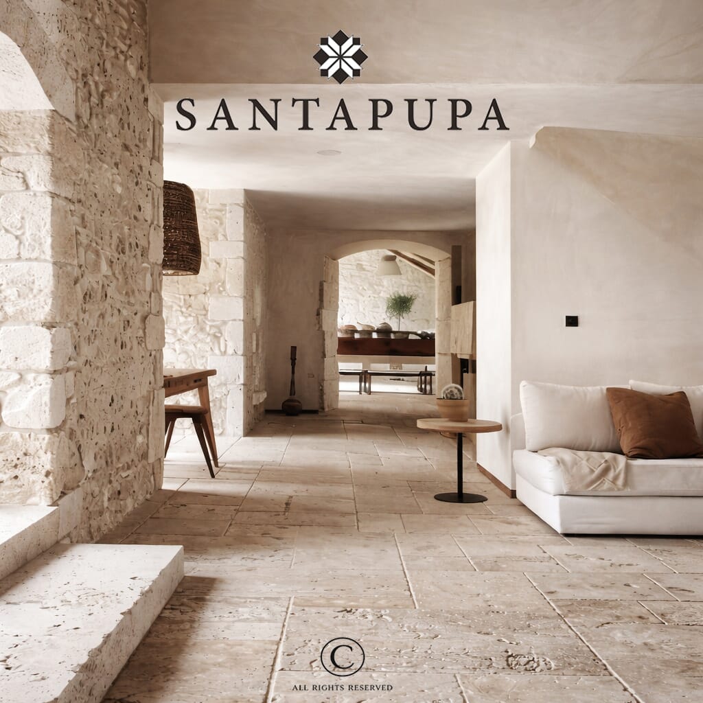 travertino antico per pavimento interno