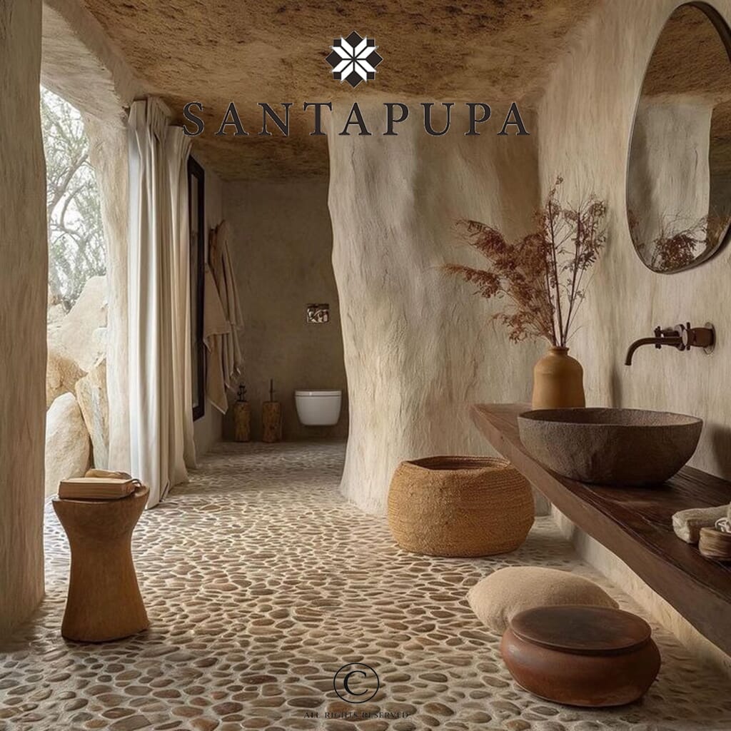 ciottoli di fiume per interno