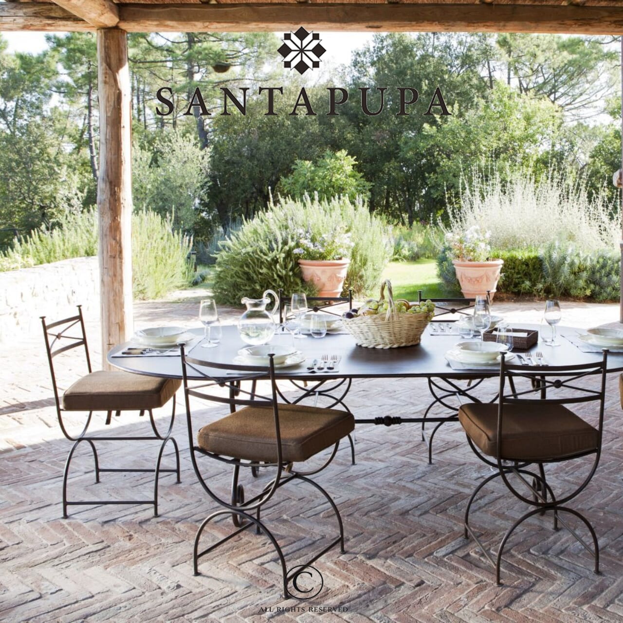 listelli in cotto a spina di pesce