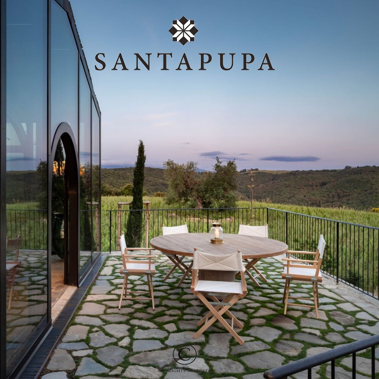 pavimento drenante in pietra misto chianti