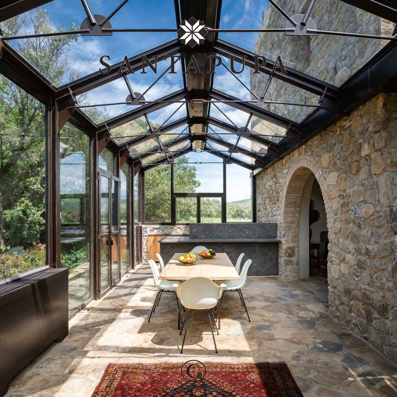 pietra misto chianti per pavimento interno