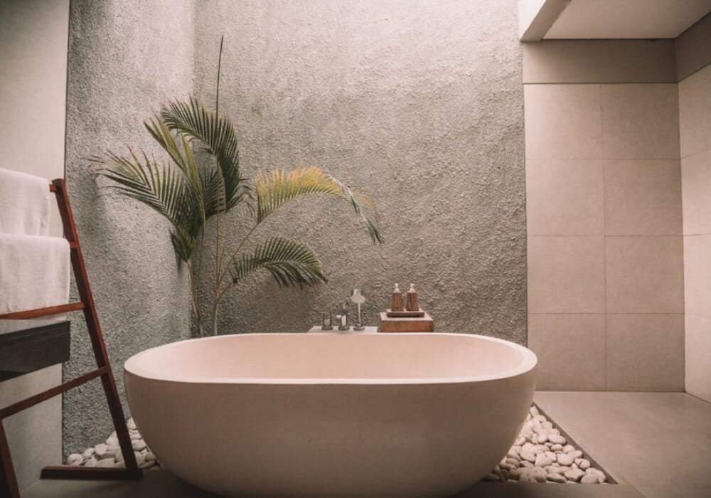 Bagno in pietra naturale