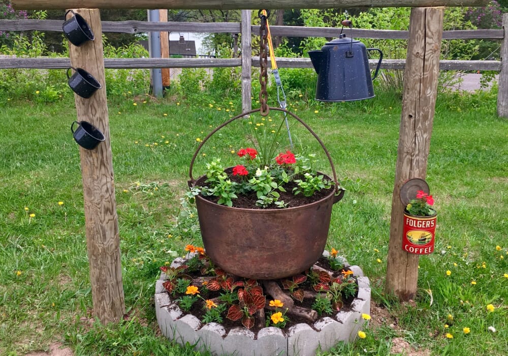 lavandino in pietra di fiume