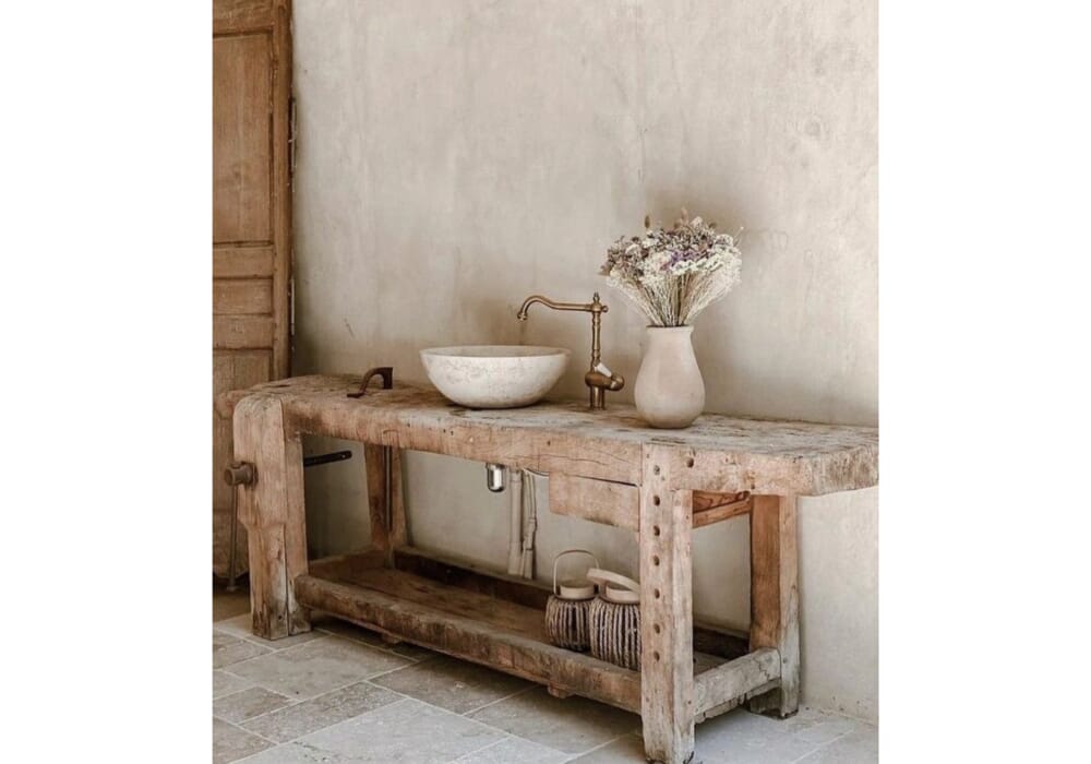 banco da falegname per bagno