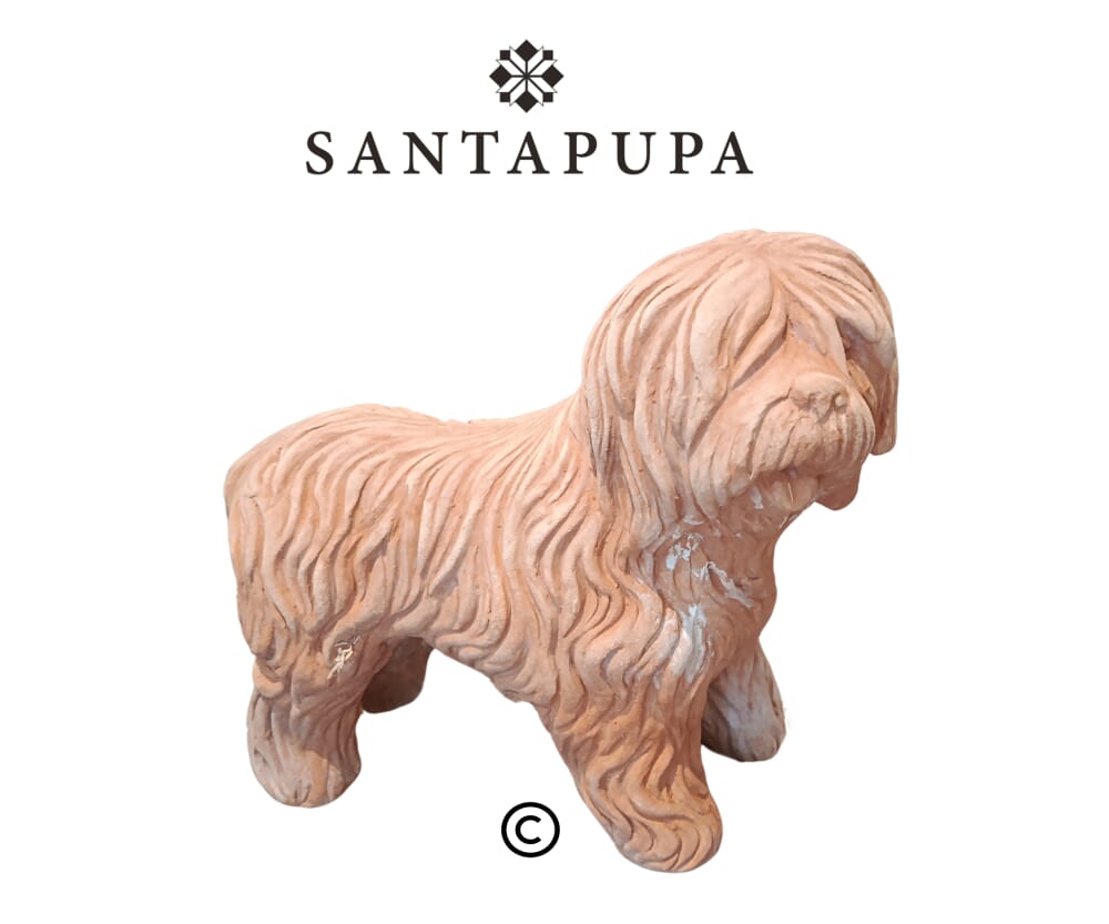 Statua bobtail terracotta 