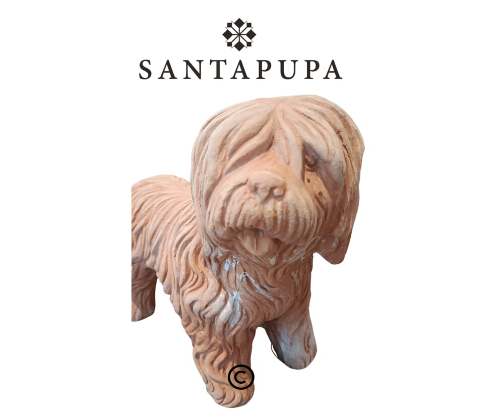 Statua bobtail terracotta 