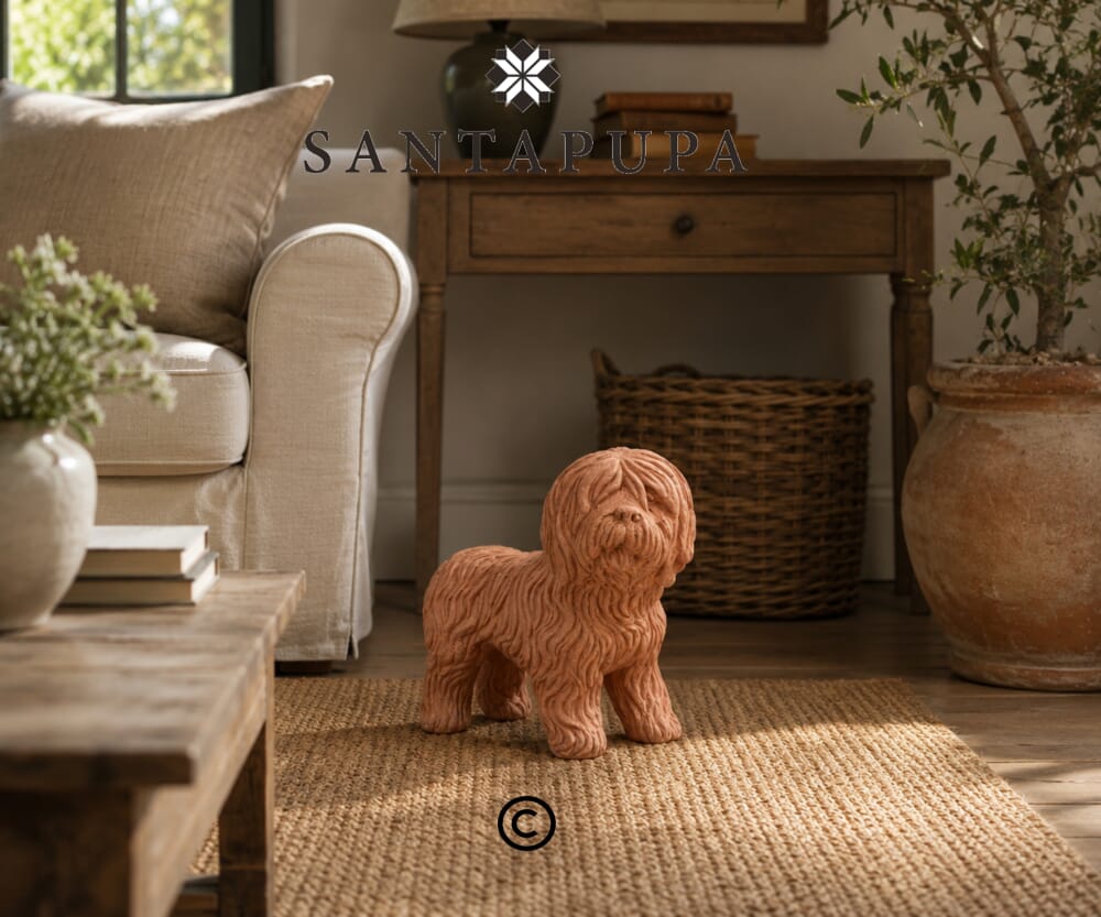 Statua bobtail terracotta 