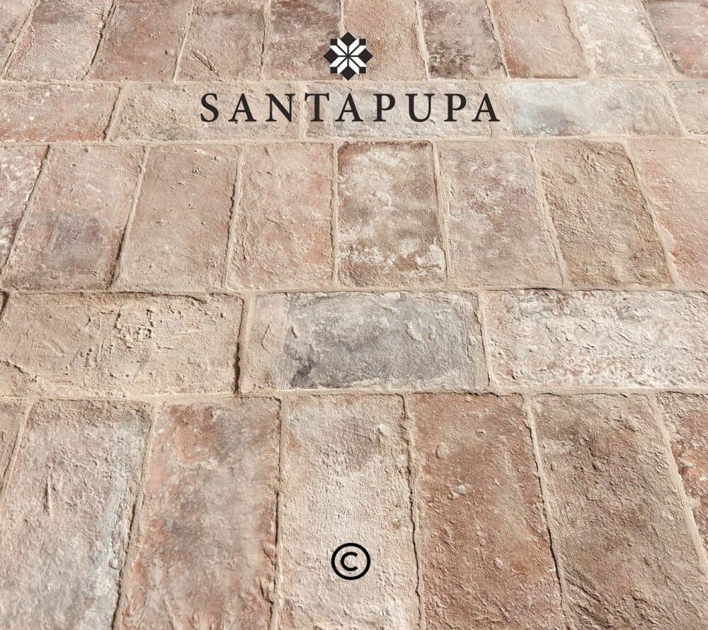 pavimento esterno in cotto antico