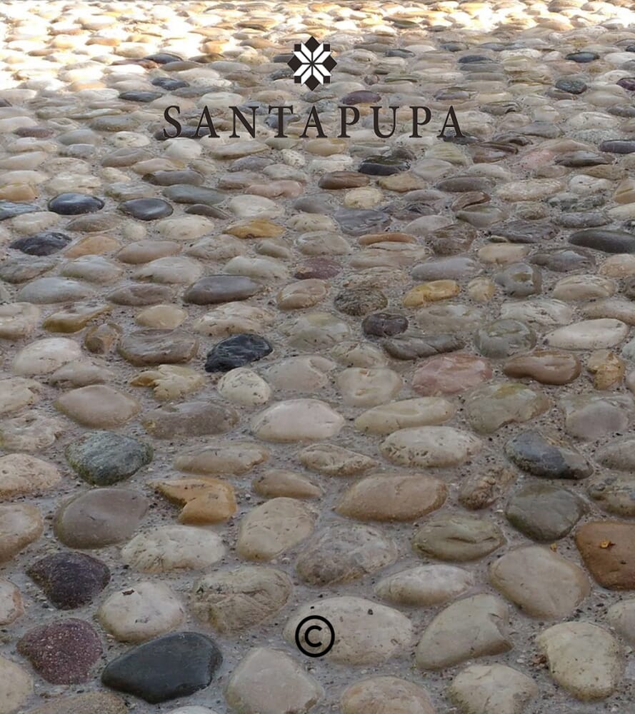 pavimento per esterni ciottolo di fiume