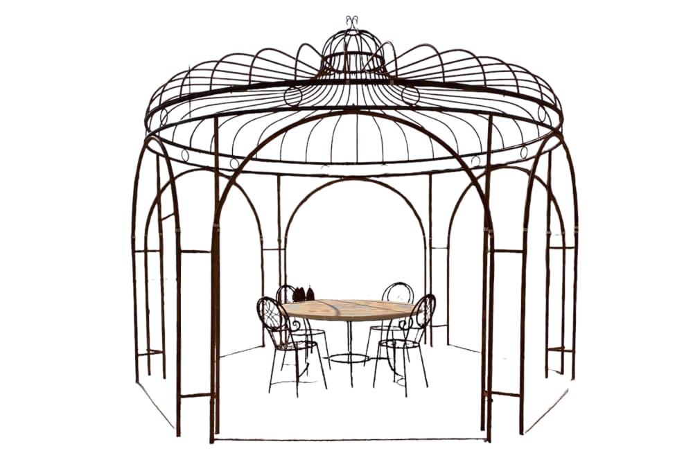 gazebo in ferro