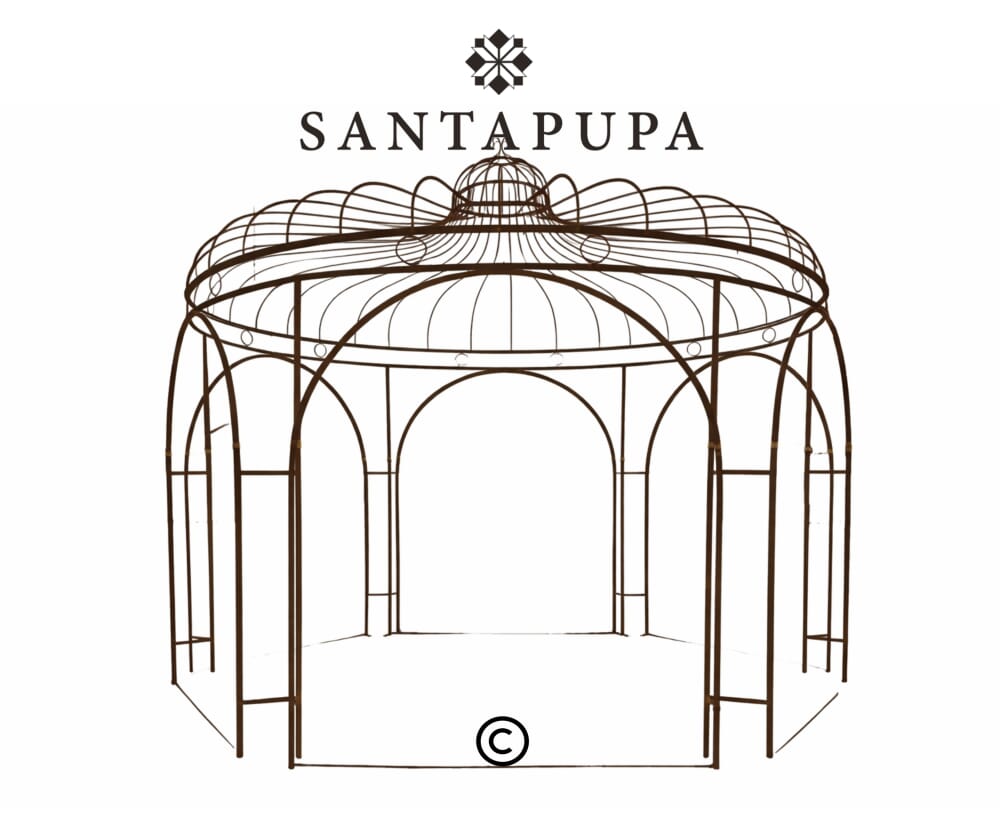 gazebo in ferro