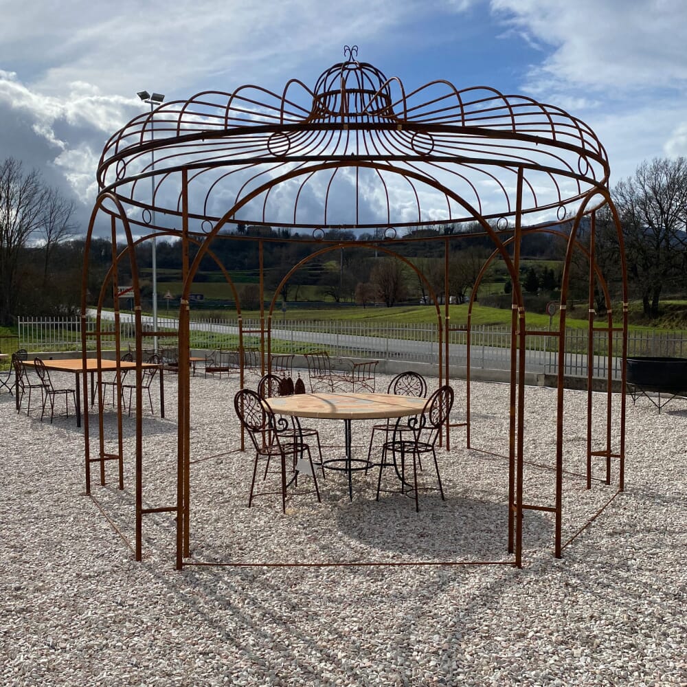 gazebo in ferro