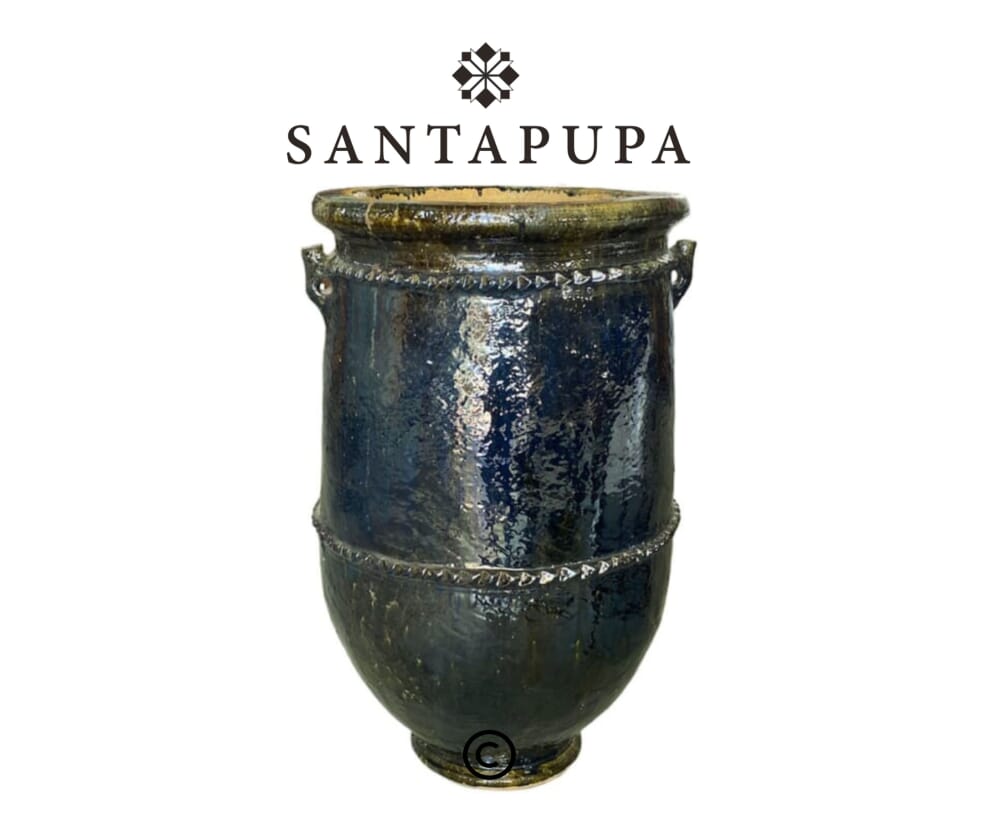 vaso in terracotta smaltata