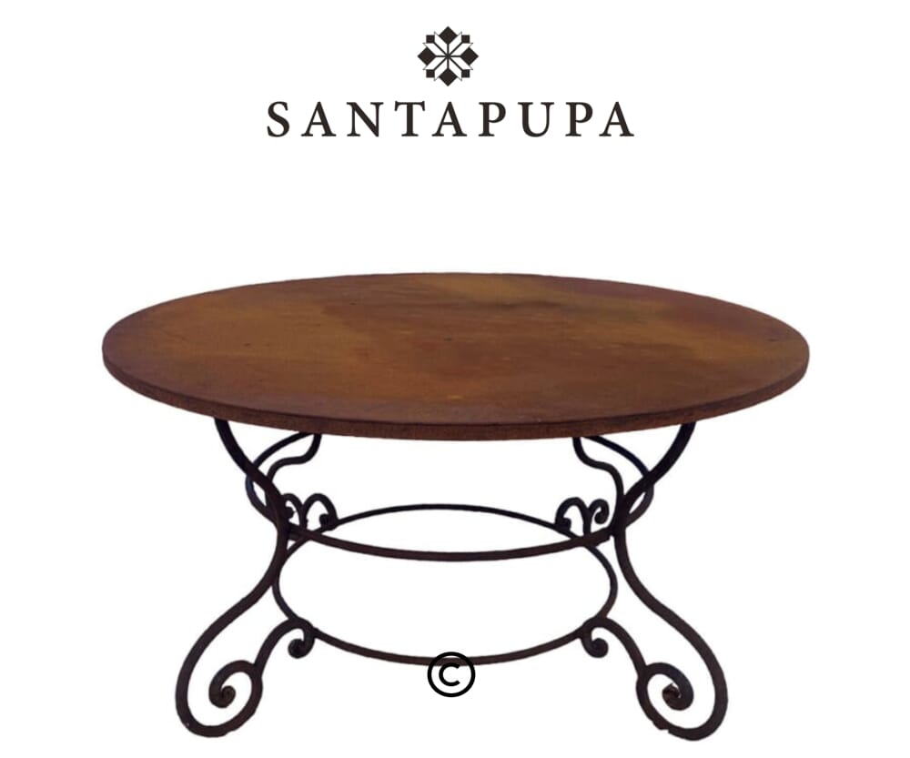 tavolo rotondo in ferro 150 cm