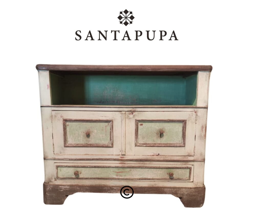 Comò con vano a giorno 