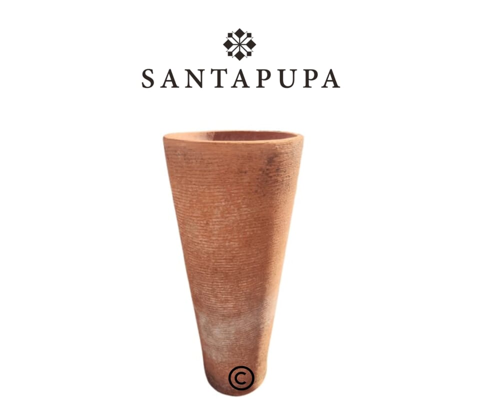 Vaso terracotta conico 