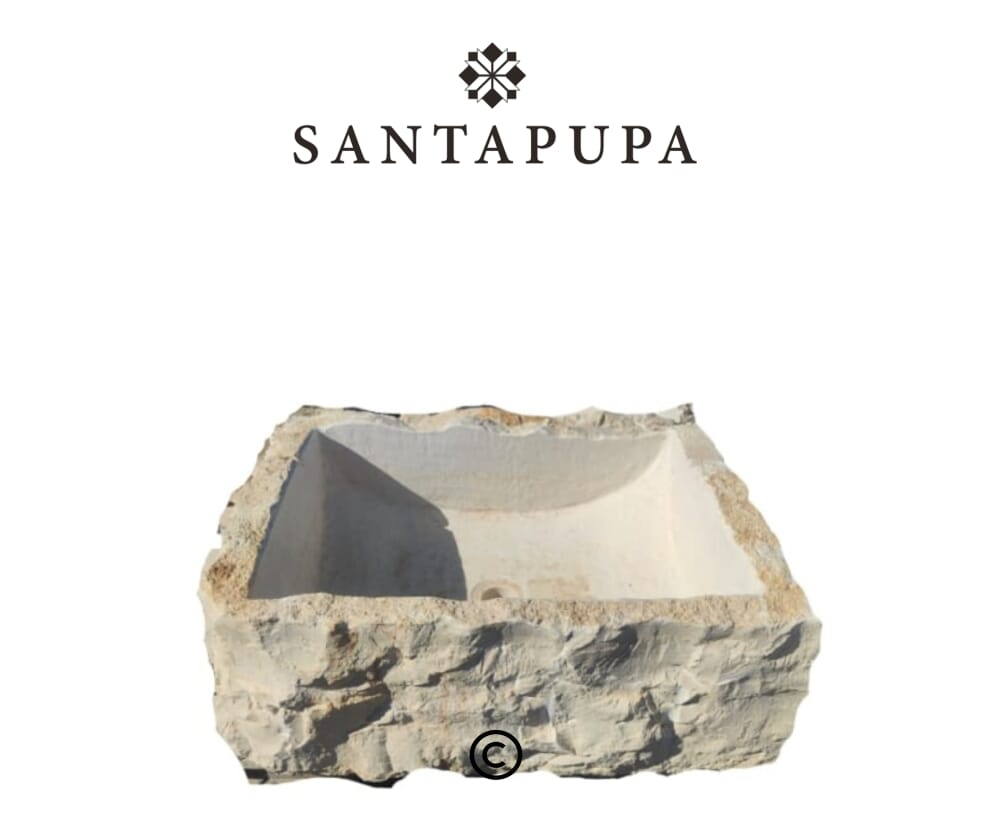 vasca in pietra calcarea