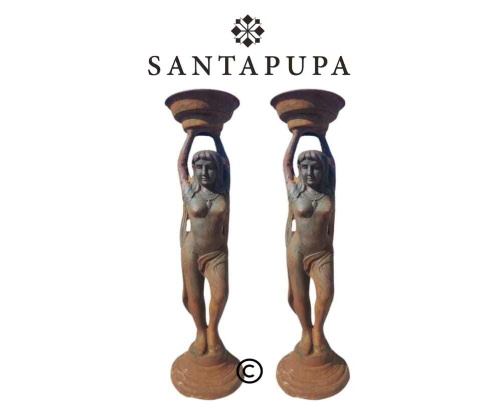 Coppia fioriere ghisa