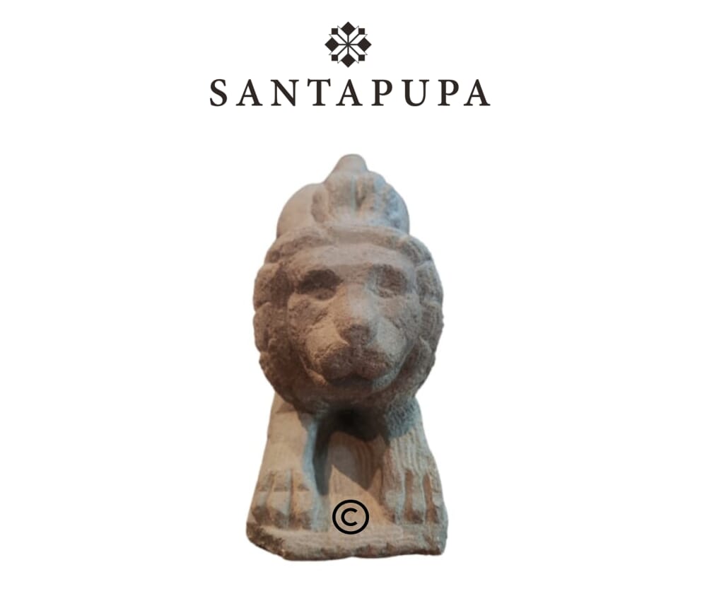 Scultura leone pietra serena 