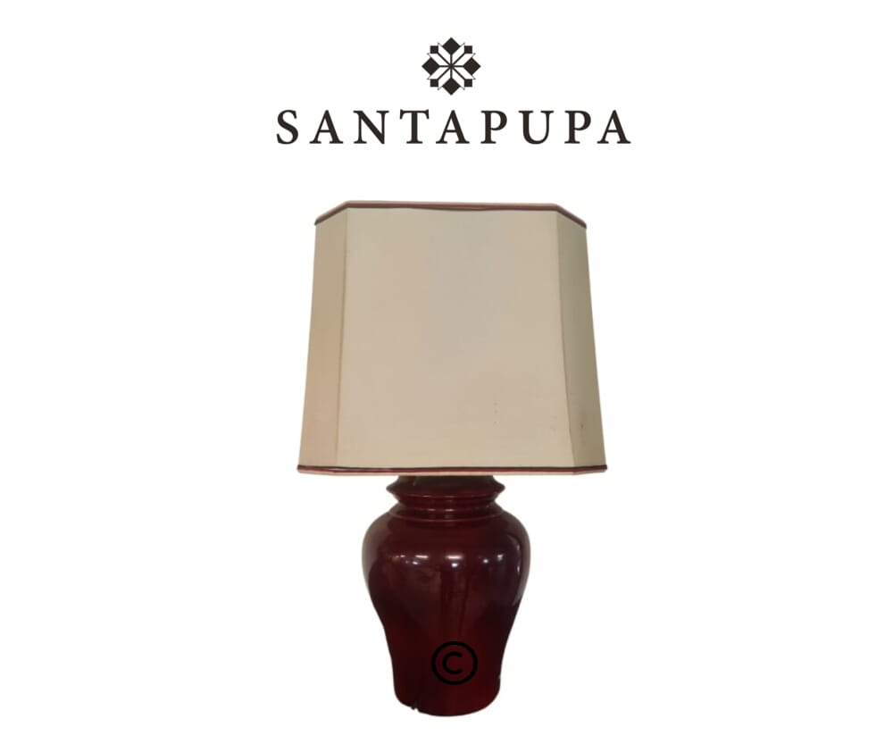 Lampada grande base ceramica 