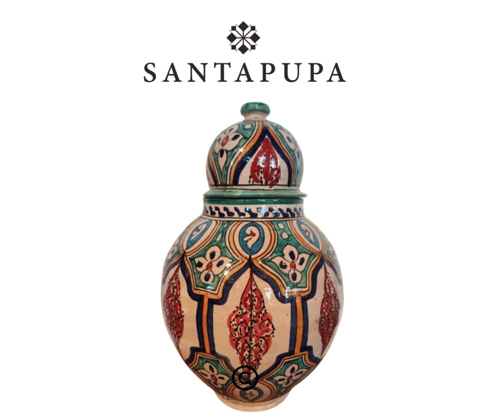 Vaso decorato marocchino 