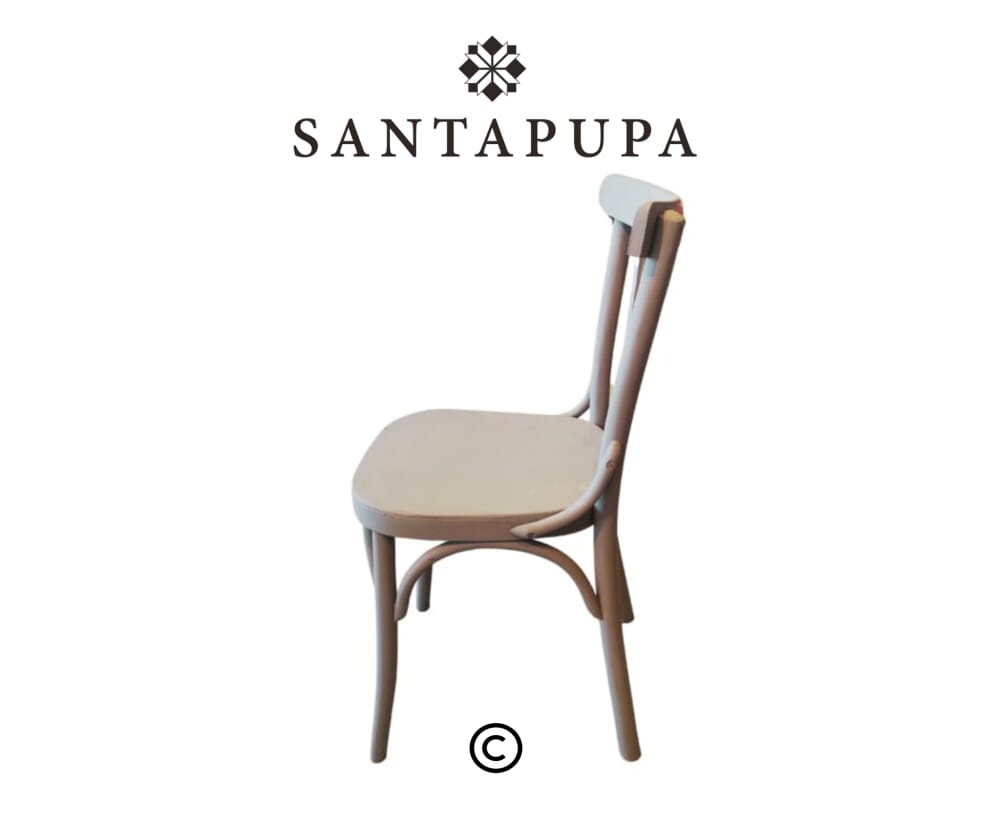 Sedia in legno grigia 