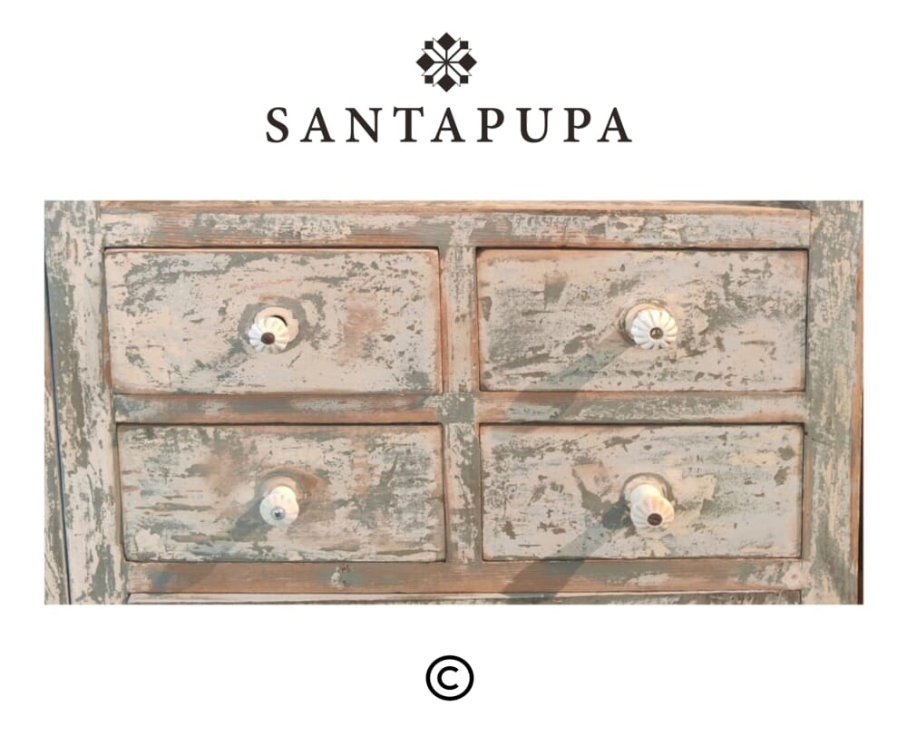 Credenza con vano a giorno 