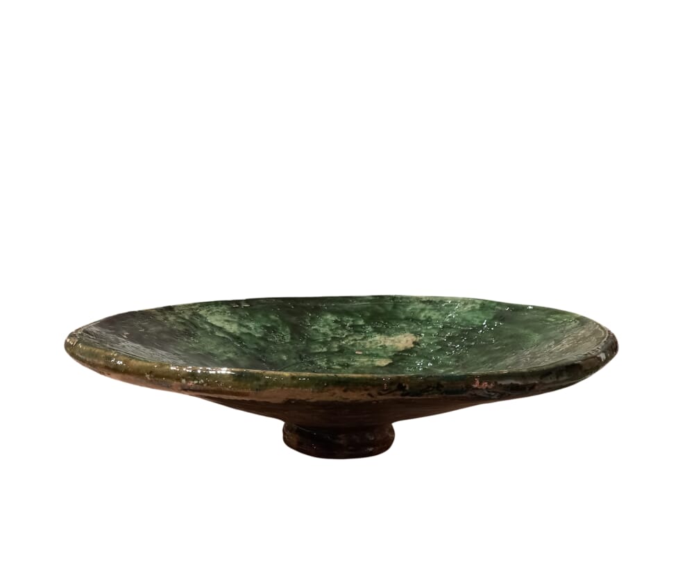 Alzata centrotavola verde