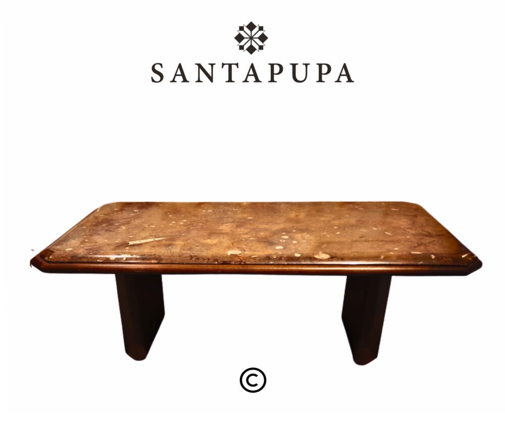 Tavolo in pietra  fossile