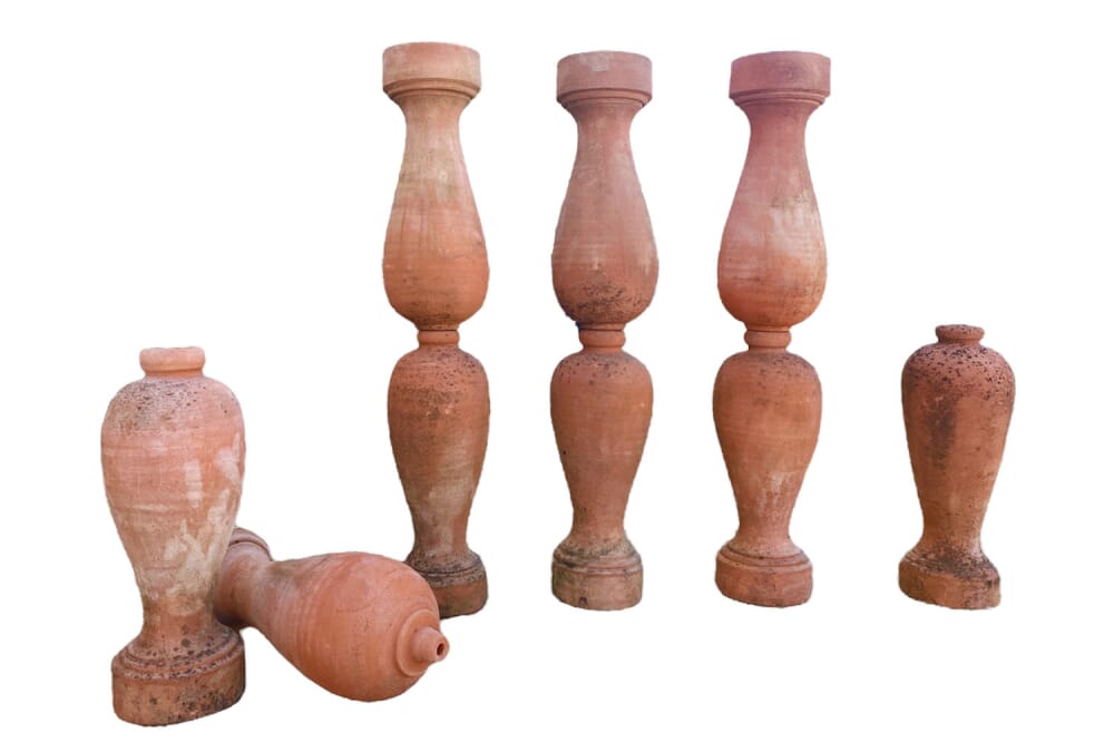 balaustra in terracotta