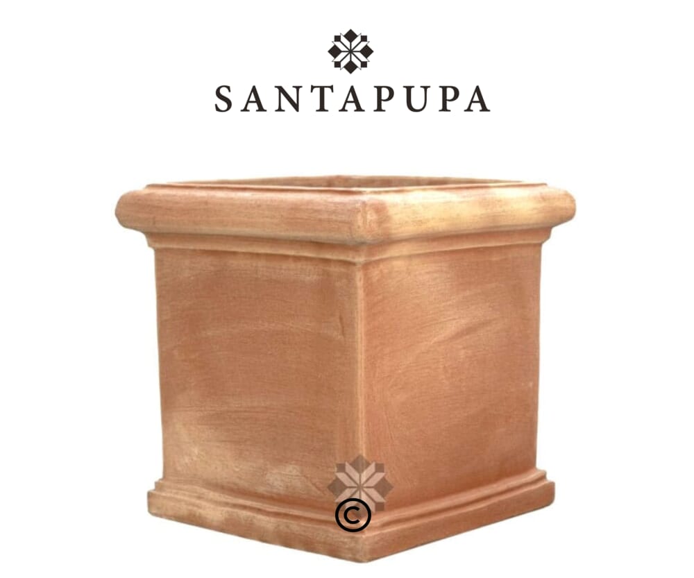 vaso terracotta cubo