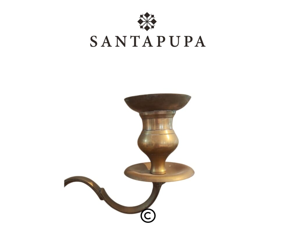 Candelabro in ottone 