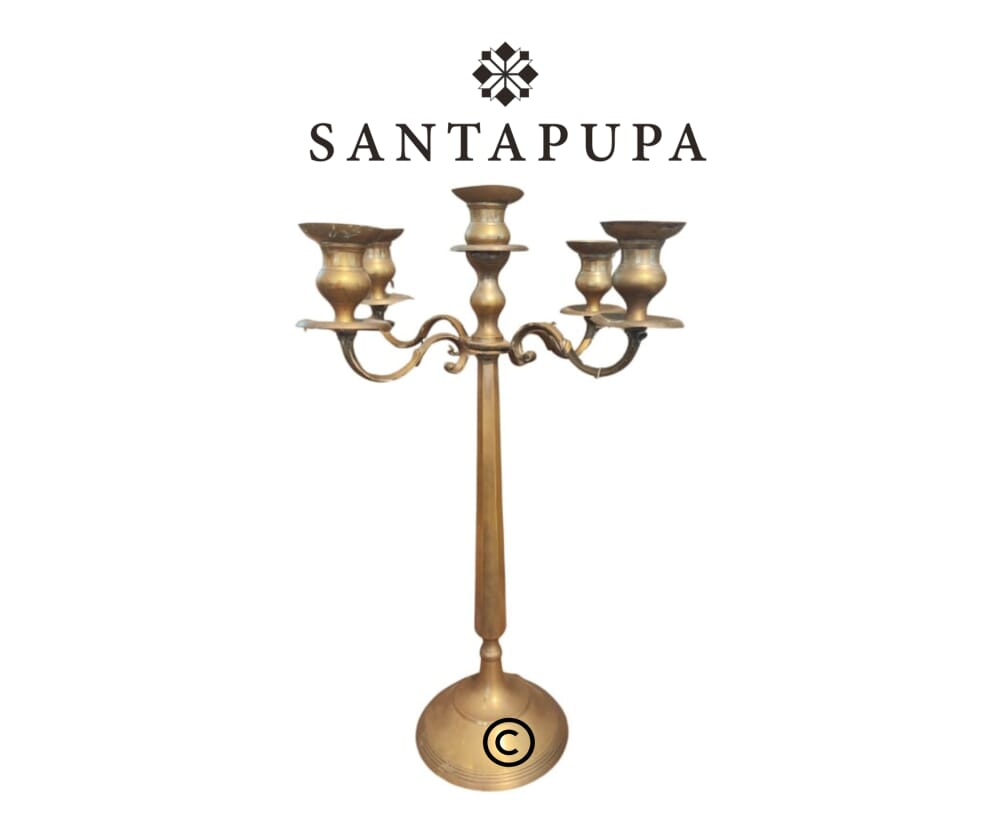 Candelabro in ottone 