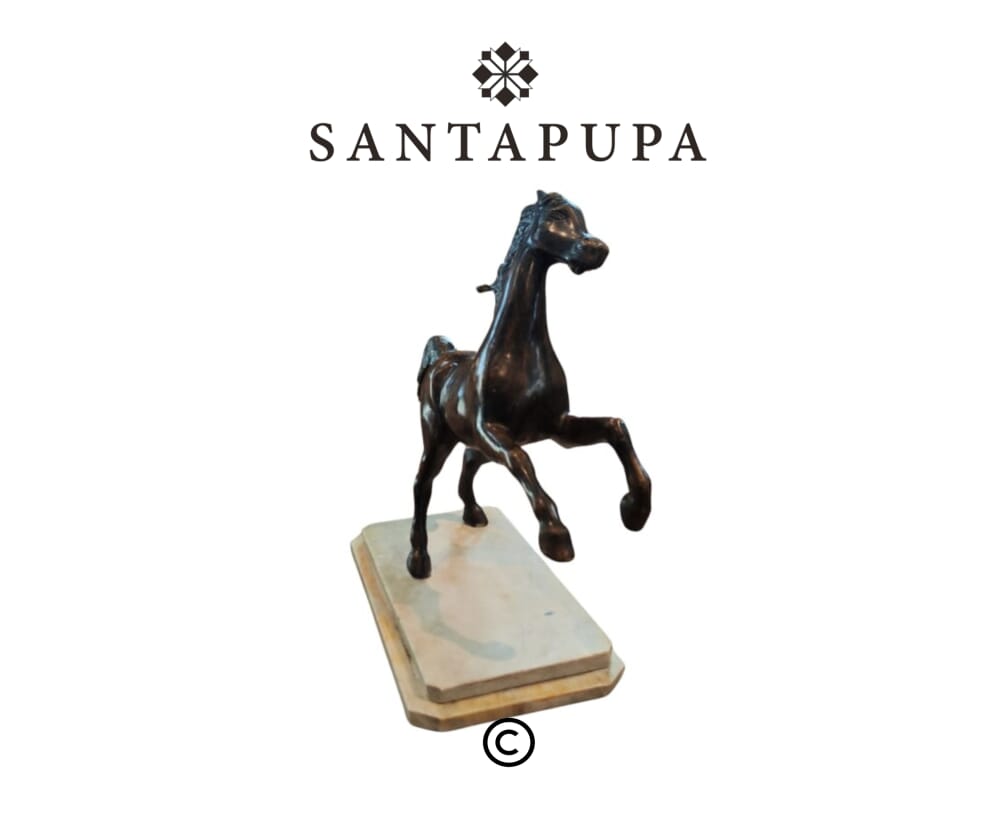 Scultura cavallo bronzo 