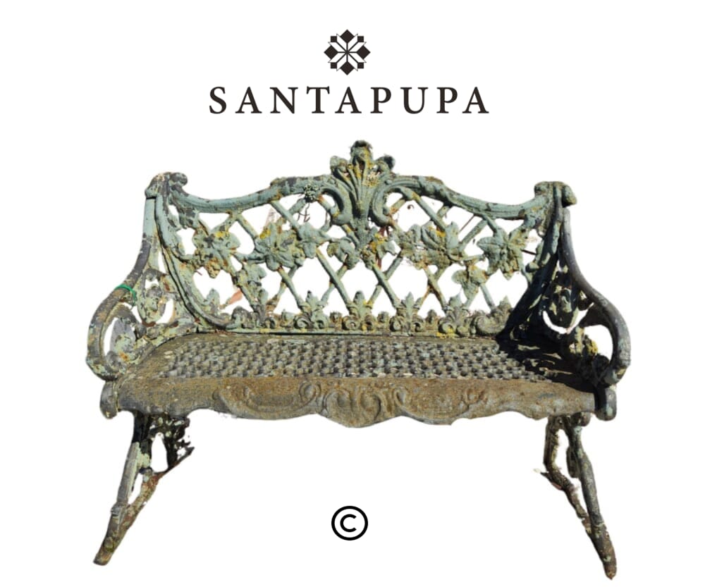 Panchina ghisa stile francese 