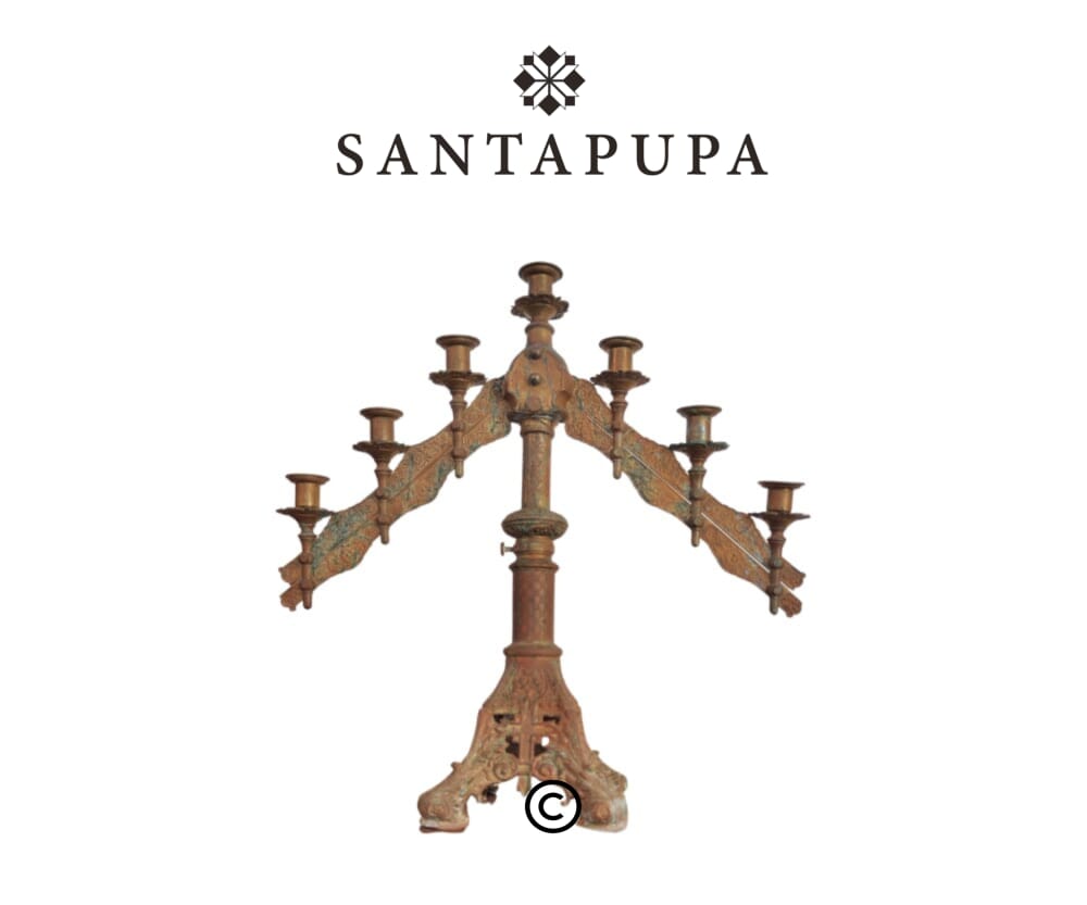 Candelabro in ottone