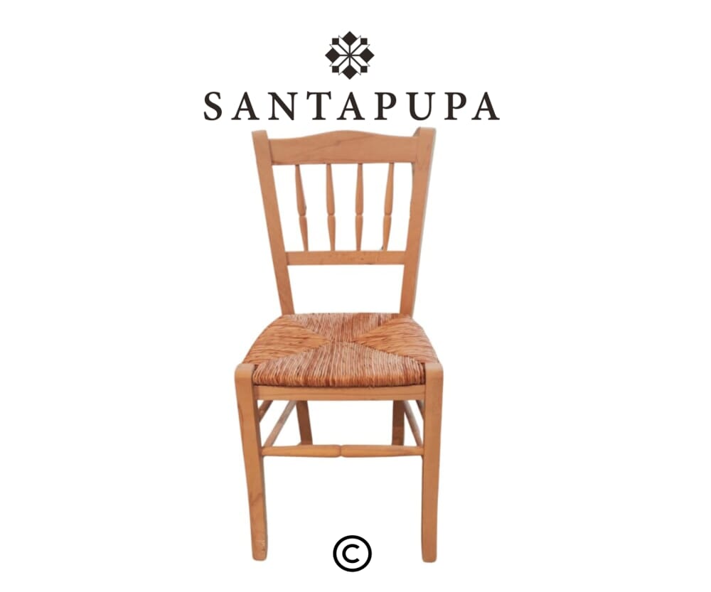 Sedia schienale fuso